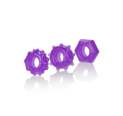 Pierścień-REVERSIBLE RING SET PURPLE